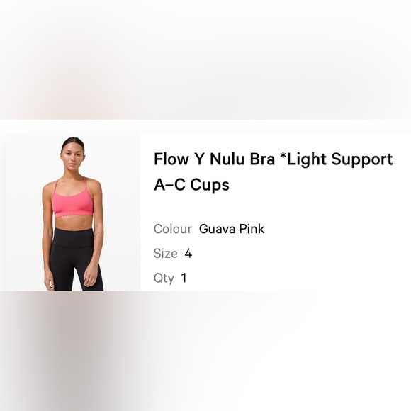 New Lululemon Flow Y Bra - Picture 5 of 5